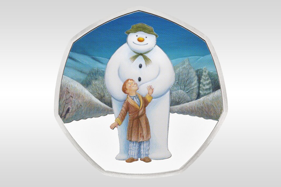 Snowman coin