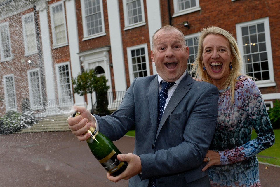  The City worker left her husband Frank speechless with the news they had won the EuroMillions Mega Week draw