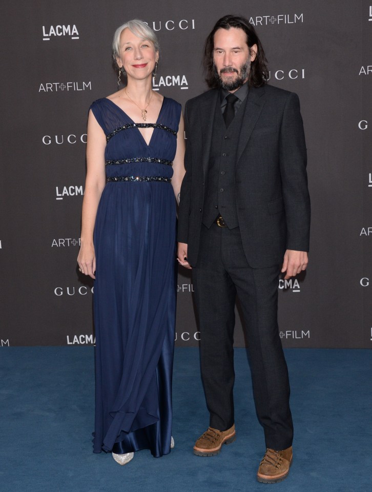  Keanu Reeves made a very public statement of the seriousness of his relationship with Alexandra Grant