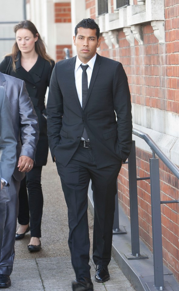  Andre Santos appeared at Hendon Magistrates Court in 2012 after being caught speeding