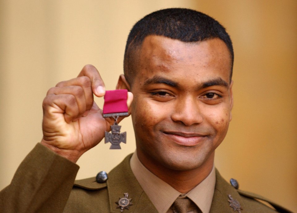  Hero Johnson Beharry was awarded the Victoria Cross after twice saving comrades ambushed in Al Amarah