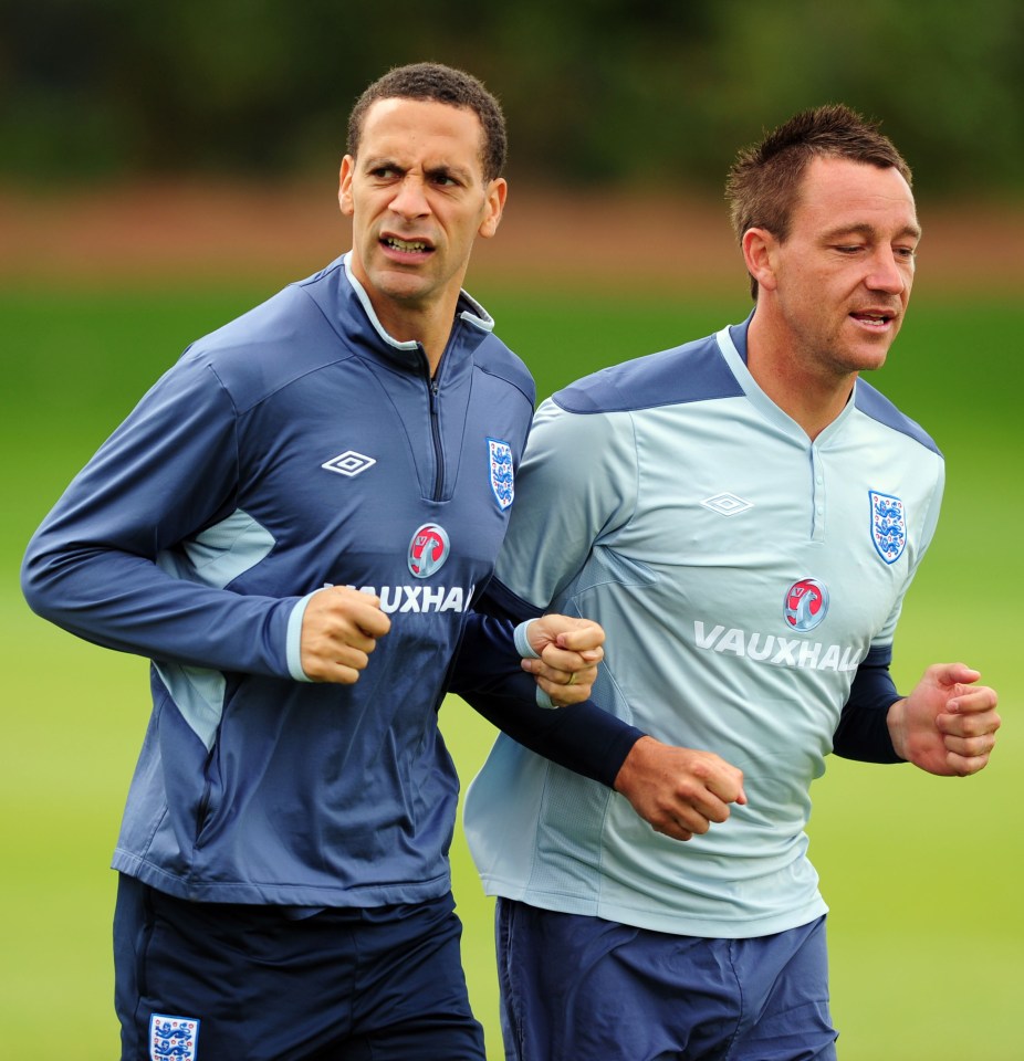  John Terry reckons he and Rio Ferdinand should have been in the team of the decades named by Gary Neville and Jamie Carragher