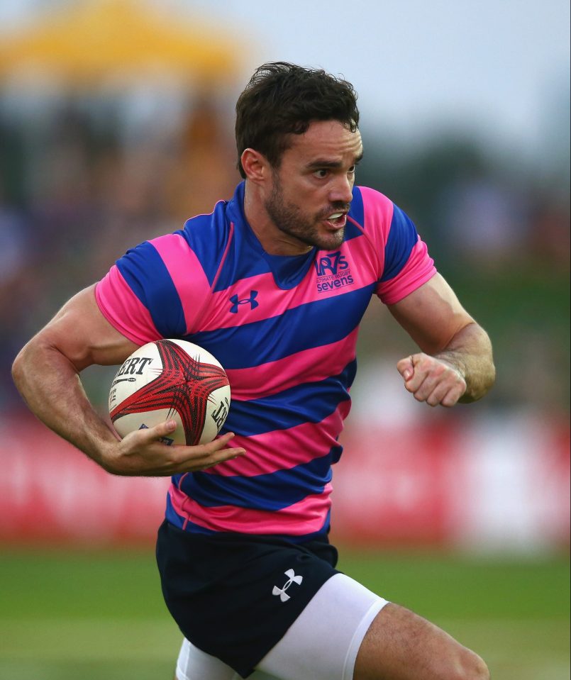  Thom was forced to give up his rugby career after suffering a life-changing injury