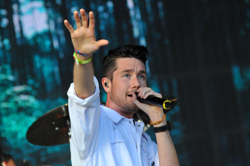  Dan Smith, 33, lead singer of Bastille performing at Isle of Wight in 2006