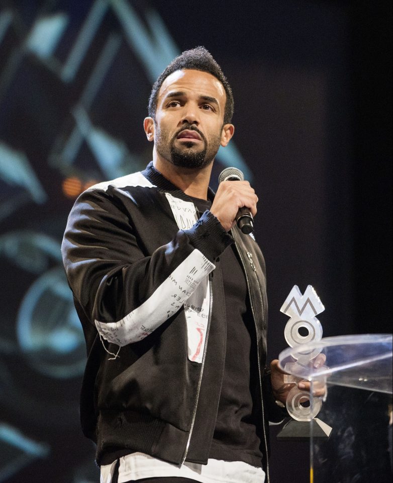  Craig David has won five MOBO Awards, with three of them coming in 2000