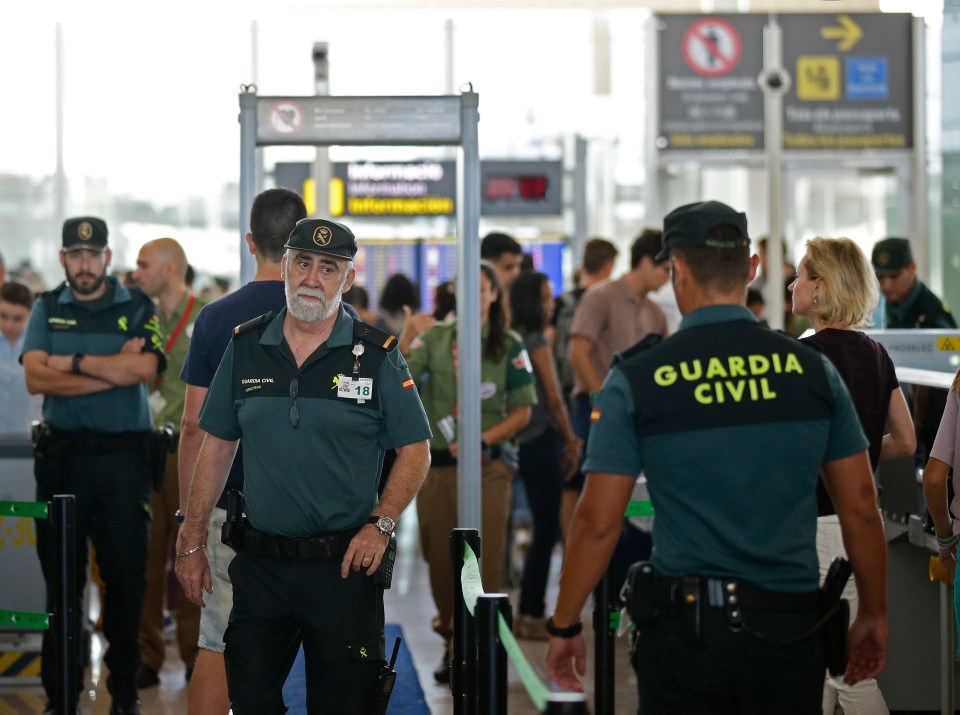 Security officers took the man off the flight today (file image)