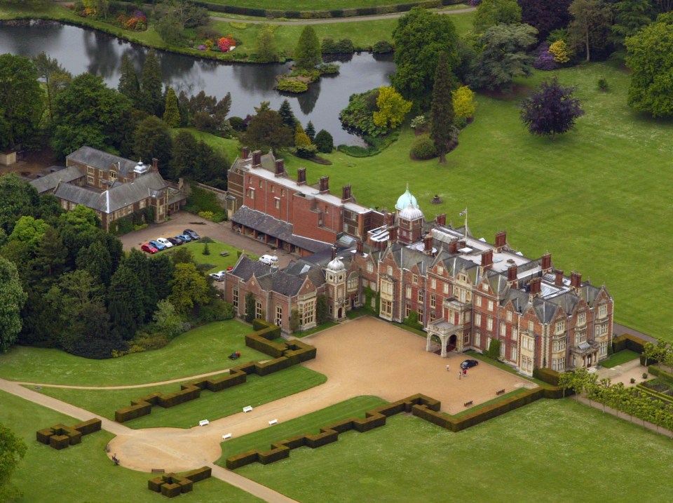  It was thought Harry and Meghan would spend Thanksgiving in the US and return for Christmas at Sandringham (pictured)