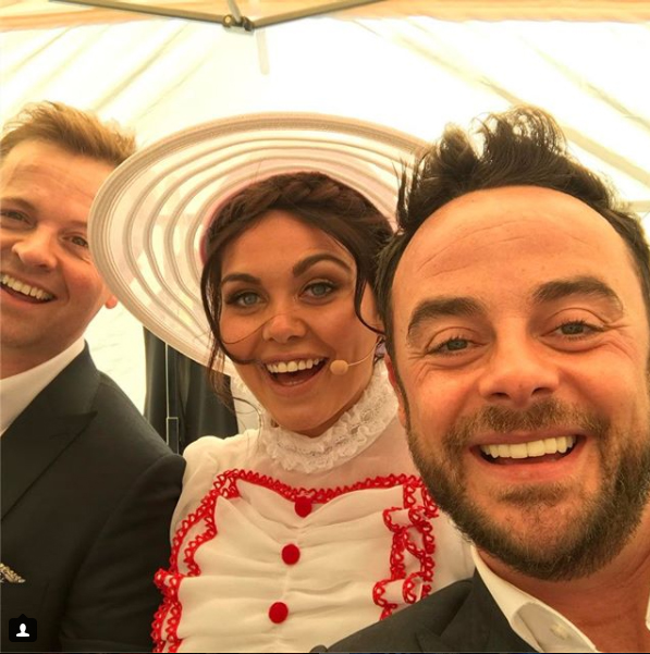  The star in Florida filming with Declan Donnelly and Ant McPartlin