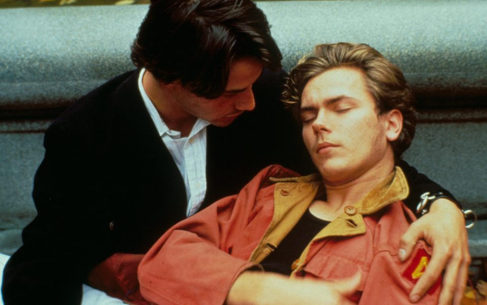 Keanu Reeves with best pal River Phoenix in My Own Private Idaho, 1991 - Phoenix died of a fatal overdose two years later