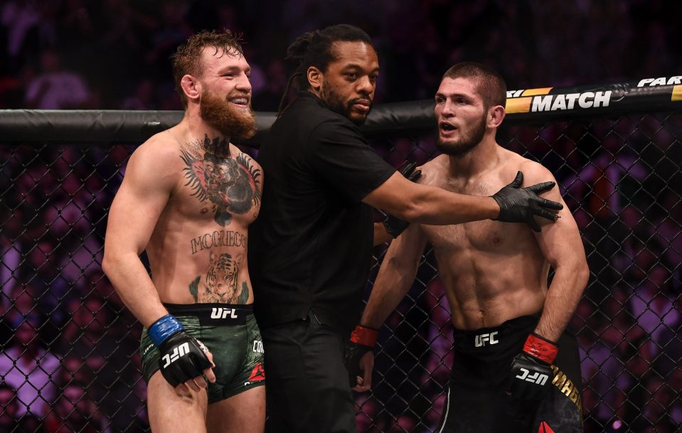  Nurmagomedov insisted McGregor’s refusal to lock eyes was a sign of weakness from the Irish star