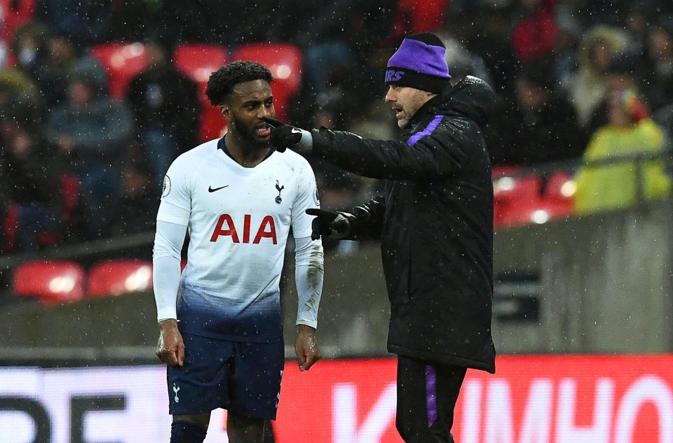  Danny Rose, pictured with boss Mauricio Pochettino, says he will see out the remaining 18 months of his contract with Tottenham