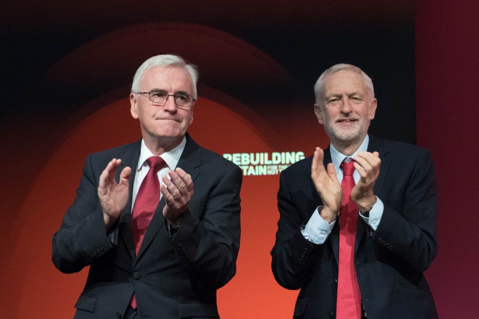  Labour bosses Jeremy Corbyn and John McDonnell will force the average Sun reader to fork out an extra £2,400 in tax a year