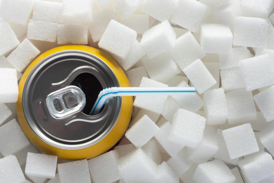  Consuming too much sugar causes the body to stop producing proteins such as collagen and elastin