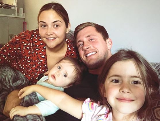  Dan and Jacqueline are parents to daughters Ella, four, and Mia, one