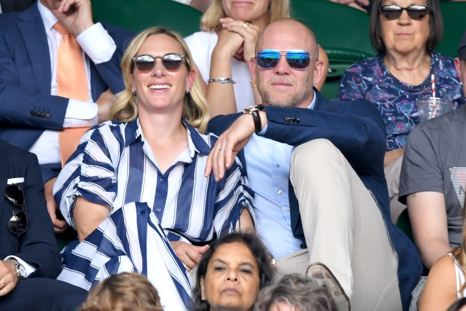  Mike Tindall has accidentally revealed an intimate family picture of wife Zara and daughter Mia