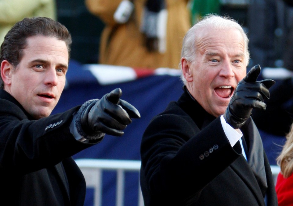  Trump asked President Zelensky to investigate Joe Biden and his son Hunter, left, who had worked for a Ukrainian energy firm