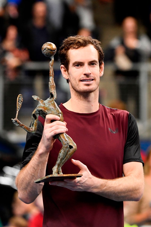 Murray won the Antwerp Open in October, just a week before baby Teddy Barron arrived on the scene