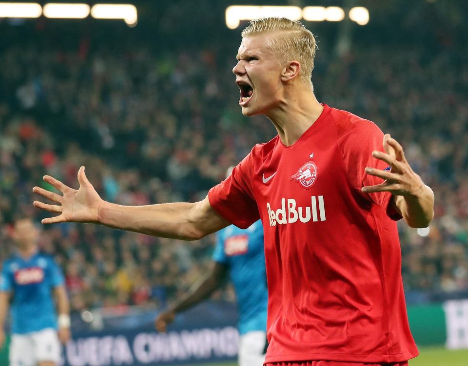 Red Bull Salzburg Erling Braut Haaland has attracted the attention of Manchester United who could make a bid in January