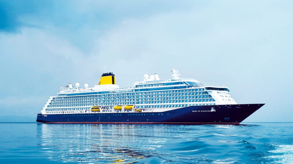  The Spirit of Discovery is Saga's liner built specifically for Brits and takes a maximum of 990 passengers on a variety of different sailings