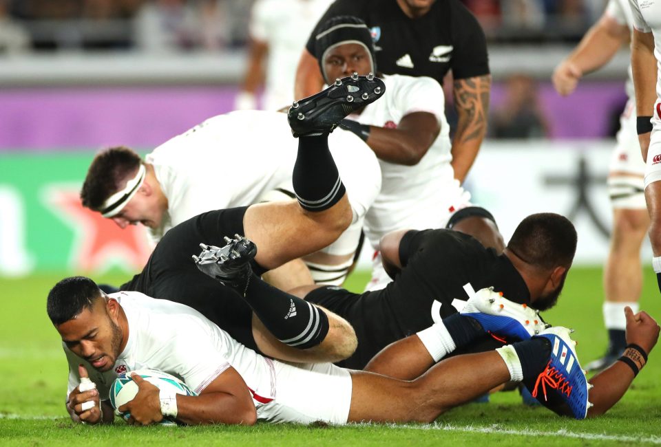  Tuilagi took less than two minutes to score England's first try against the All Blacks