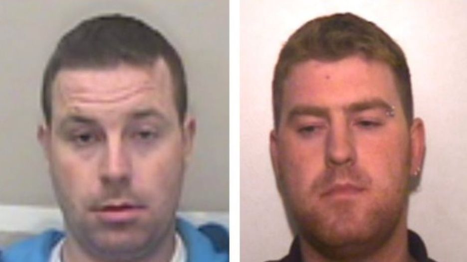 Fugitive Irish brothers Christopher and Ronan Hughes are wanted by police over the manslaughter of 39 migrants