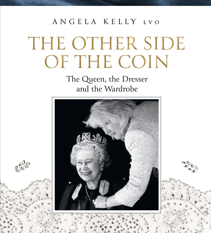  Angela Kelly's previous Book, The Other Side Of The Coin, caused controversy over a picture of the Queen relaxing on a day bed