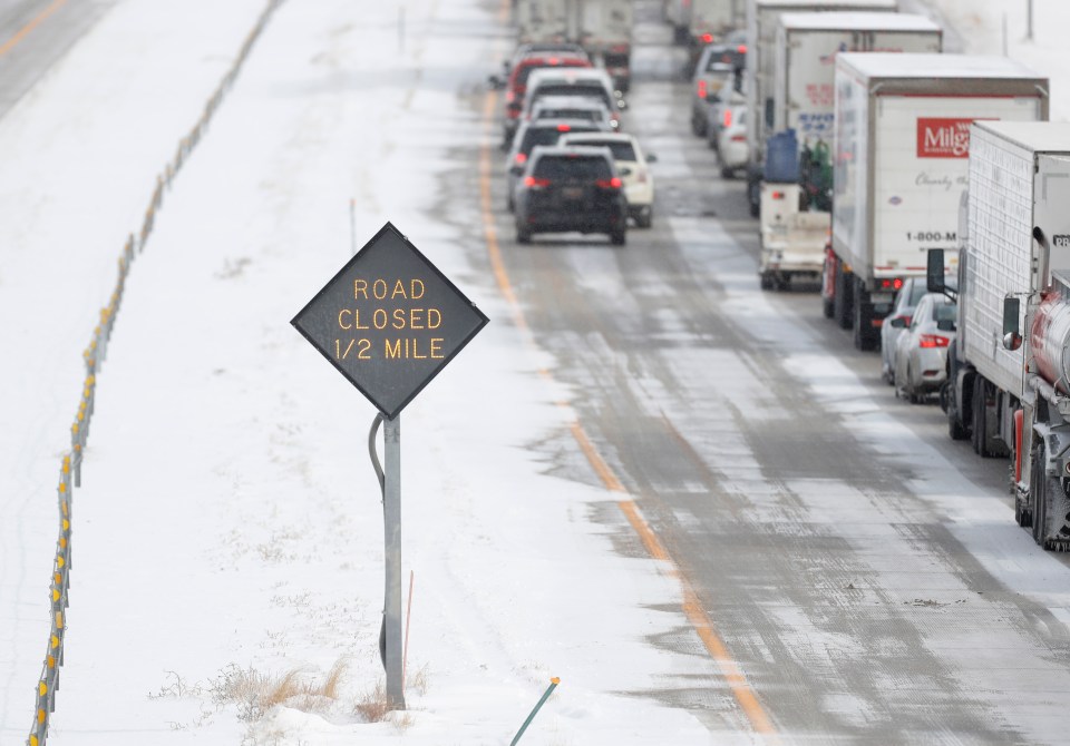  The freezing weather sparked travel chaos across Colorado last week