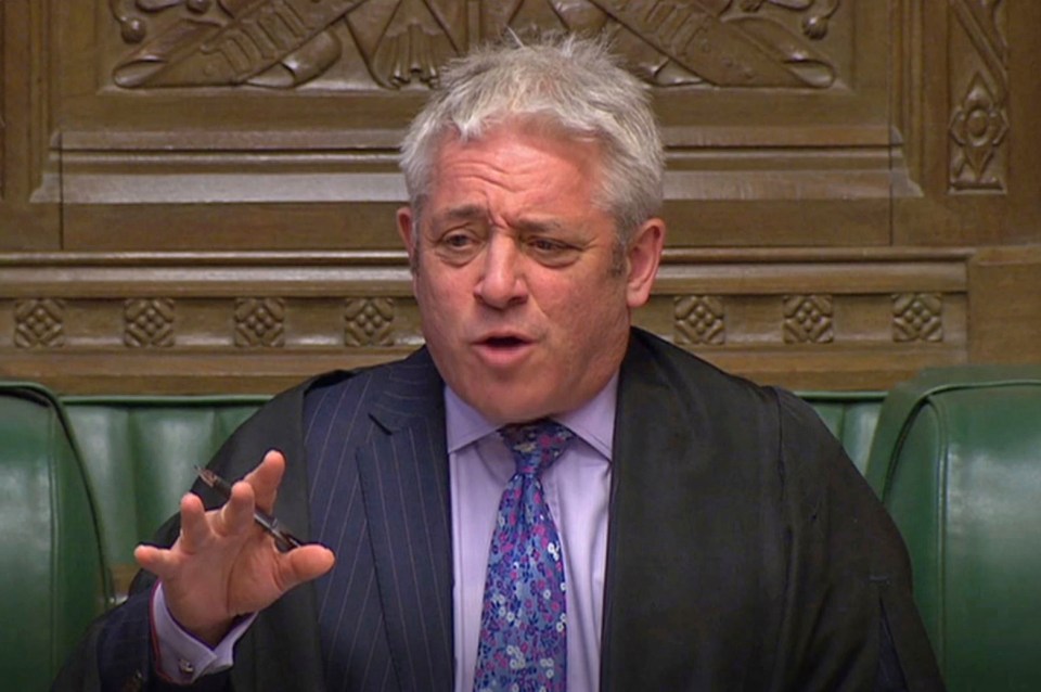 The outgoing Commons Speaker, John Bercow, will be replaced on Monday but Tory MP's have threatened to topple his replacement if they get the wrong result