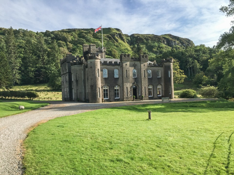  You can stay in one of the wings at Gallanach Castle