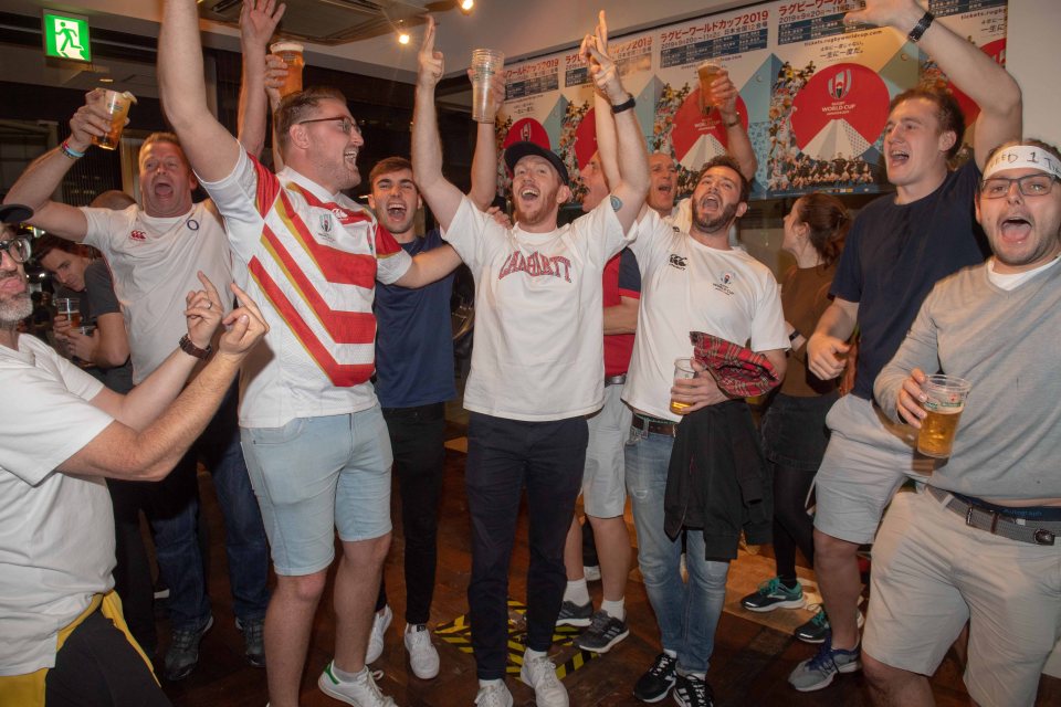  England's fans have jetted to Tokyo to cheer on Eddie Jones' men