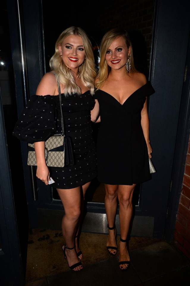  Lucy Fallon and Tina O'Brien were among the stars at Kym Marsh's leaving do