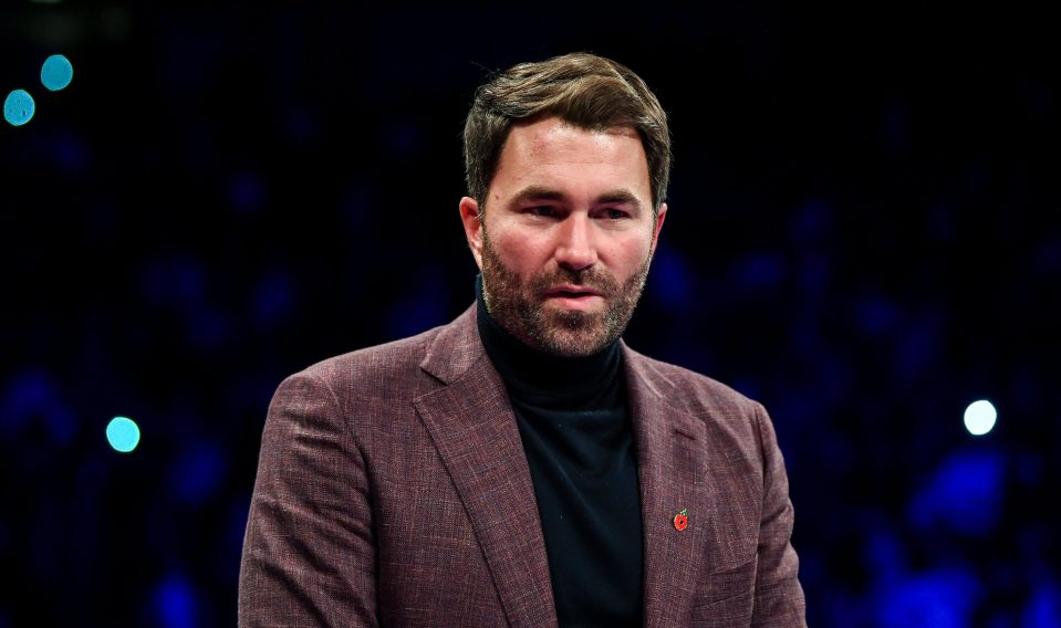  Eddie Hearn is promoting the YouTube battle but faced fan backlash