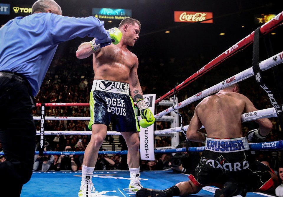 Saul Alvarez became a four-weight world champion when he beat Sergey Kovalev on the weekend