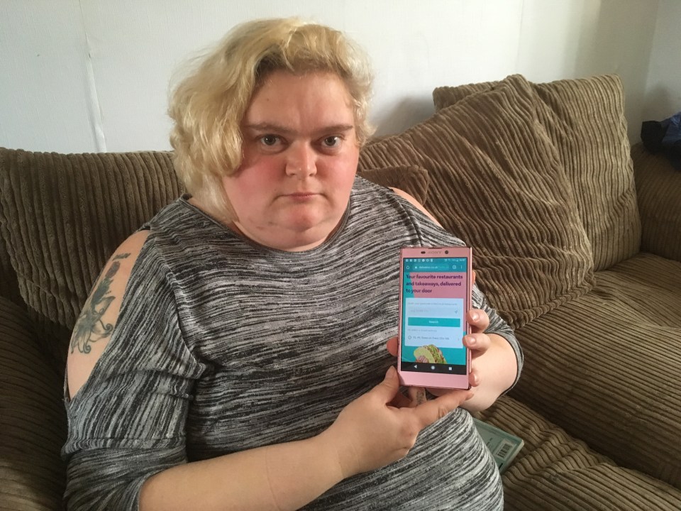  Dawn Bayley, 38, was left £28.29 out of pocket after entering her address wrong on the delivery app last week