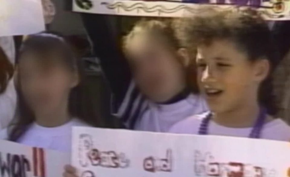  Never-before-seen footage of Meghan Markle helping launch an anti-Gulf War protest at her school