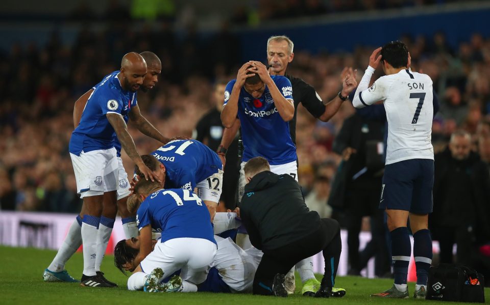  Players didn't know where to look as Gomes lay injured on the floor