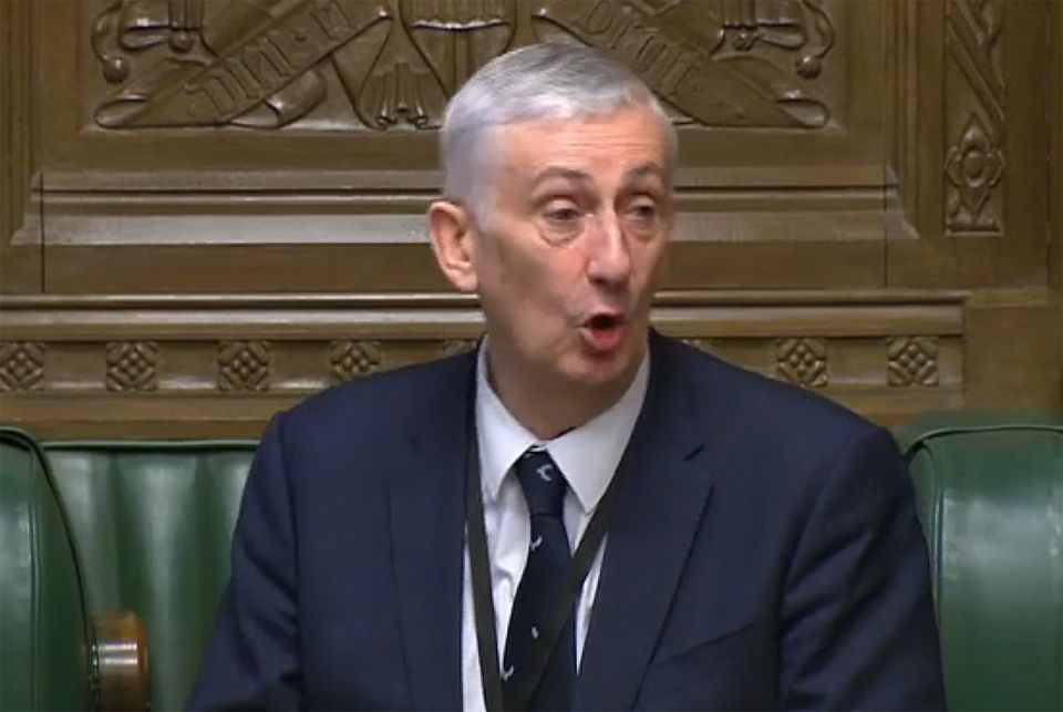  Hoyle has been deputising as Speaker since 2010