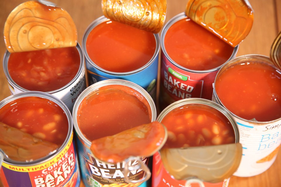  We found some bean cans have far more sauce than beans