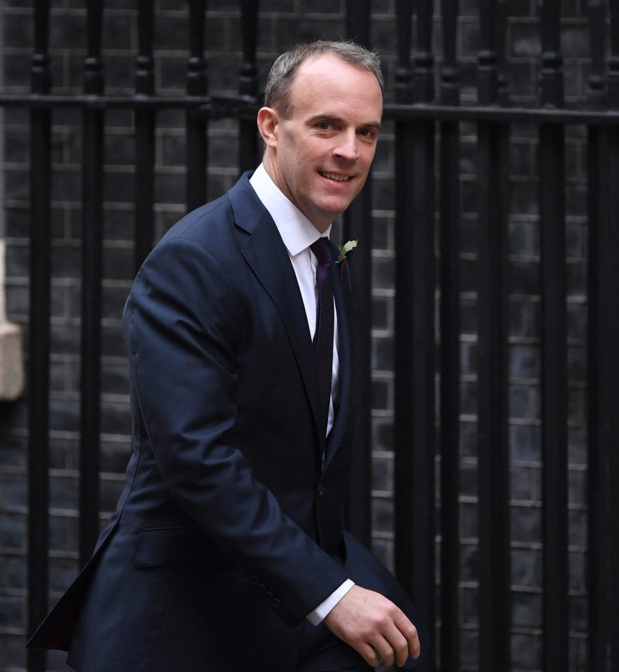  Dominic Raab has summoned the Chinese ambassador