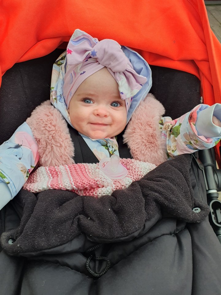  Eidy is nearly 9 months but has been home from hospital for just 4 weeks