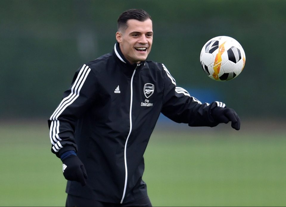  Granit Xhaka is fighting for his Arsenal future