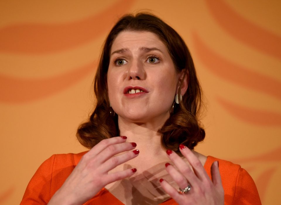  Lib Dem leader Jo Swinson has launched her party's election bid by labelling Jeremy Corbyn a 'national security threat'