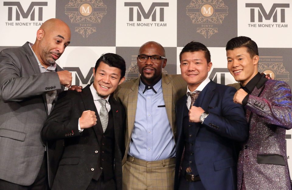  Floyd Mayweather announced a partnership between management company Libera and Kyoei boxing gym