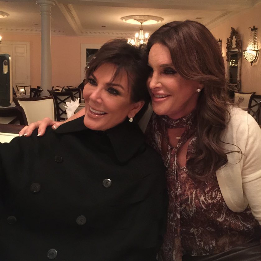  Cait with ex-wife Kris Jenner