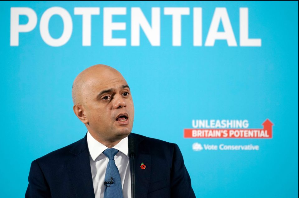  Sajid Javid has revealed his plans to borrow billions more