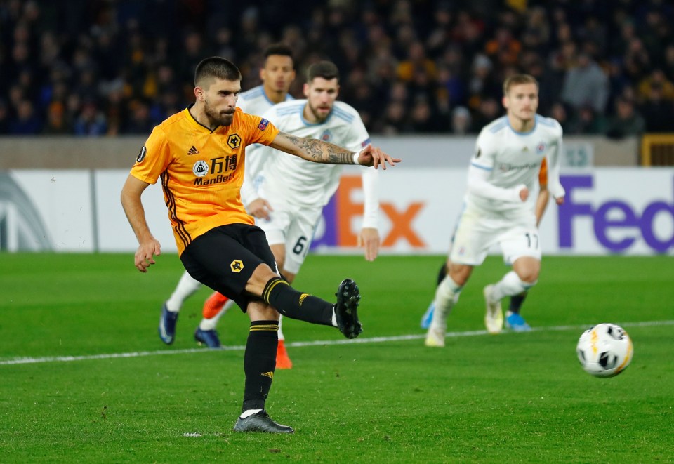  Ruben Neves saw his penalty saved before Wolves snatched the three points