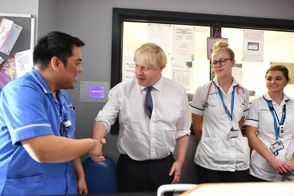  Boris Johnson has promised a fast track “NHS visa” for overseas doctors under new immigration plans to solve the health service’s staff crisis