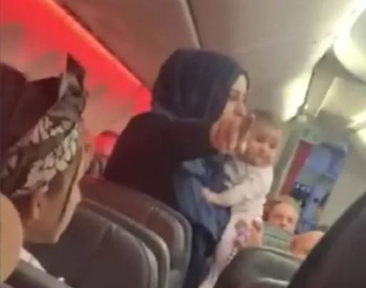  The entire family were kicked off the flight