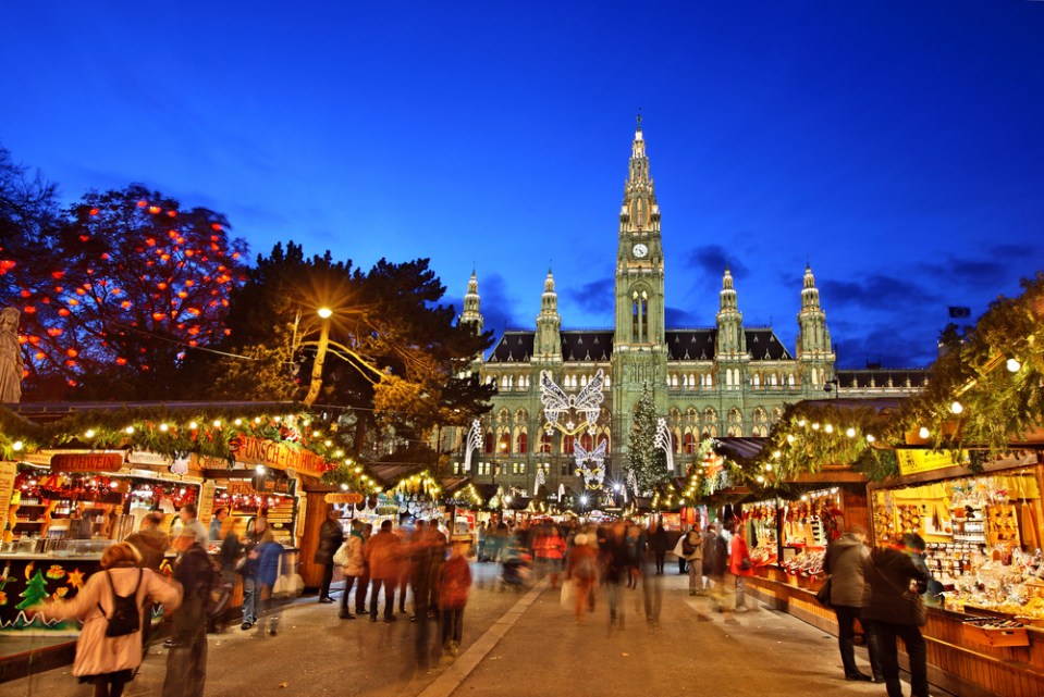  Vienna's market has an indoor section that offers cookie and candle-making classes for childreen