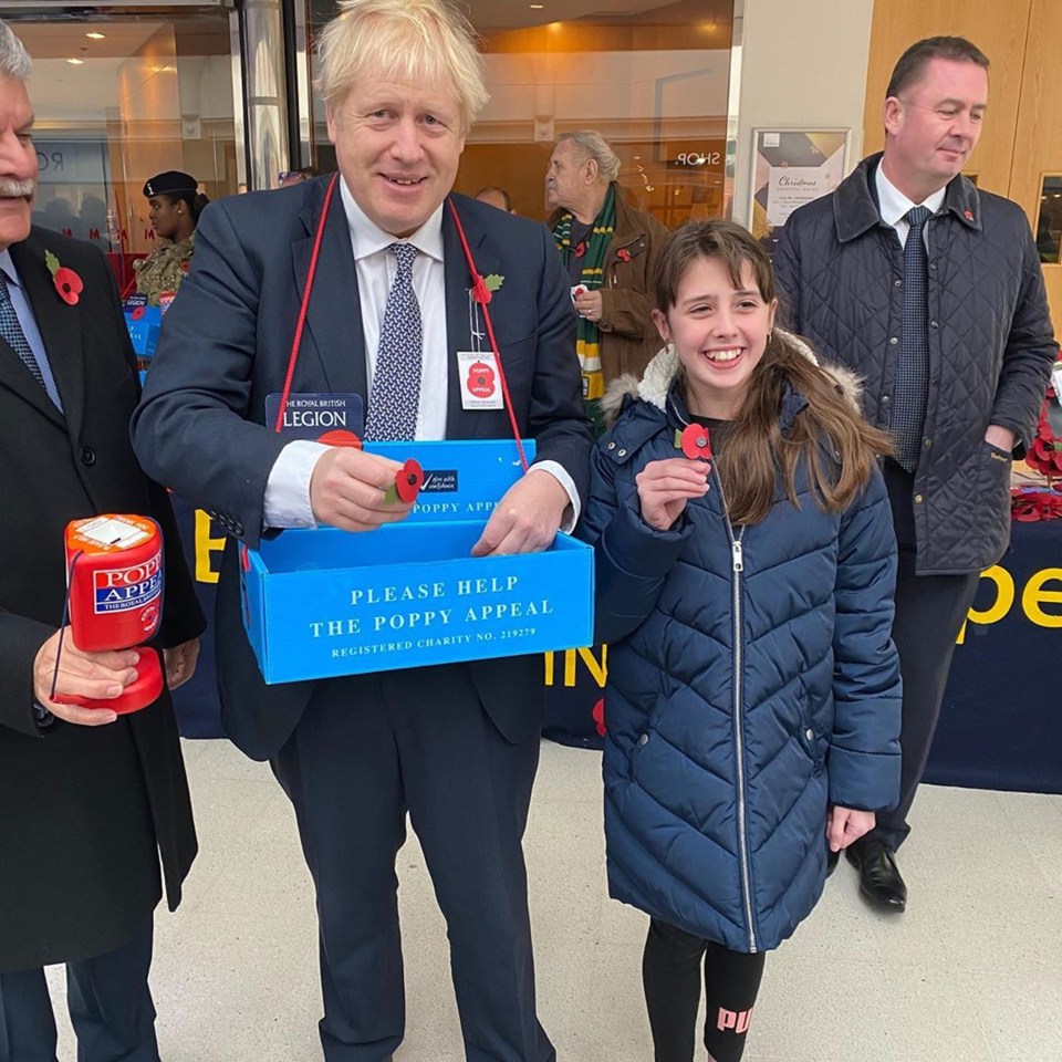  Boris Johnson, seen campaigning in the Uxbridge and Ruislip constituency today